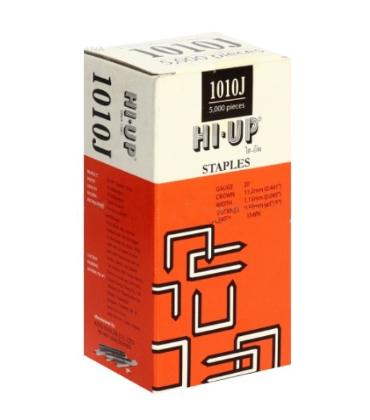 ตะปูลม, ตะปูยิงไม้ (ขาคู่) J-1010 (ยาว1cm.) Pn.KT-Z022-0150 ##