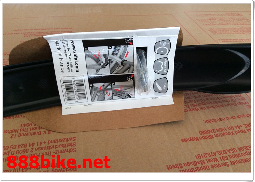 บังโคลนจักรยาน Zefal mudguards รุ่น Trail