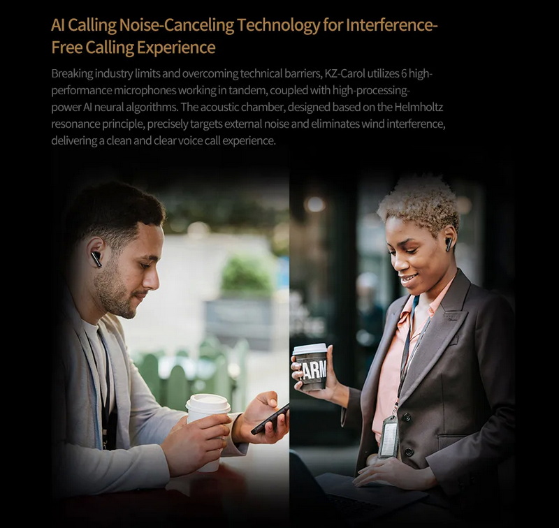 KZ Carol หูฟัง TWS บลูทูธ 5.3 ไดรเวอร์ Dynamic สวมใส่สบาย เสียงดี ประกันศูนย์ไทย