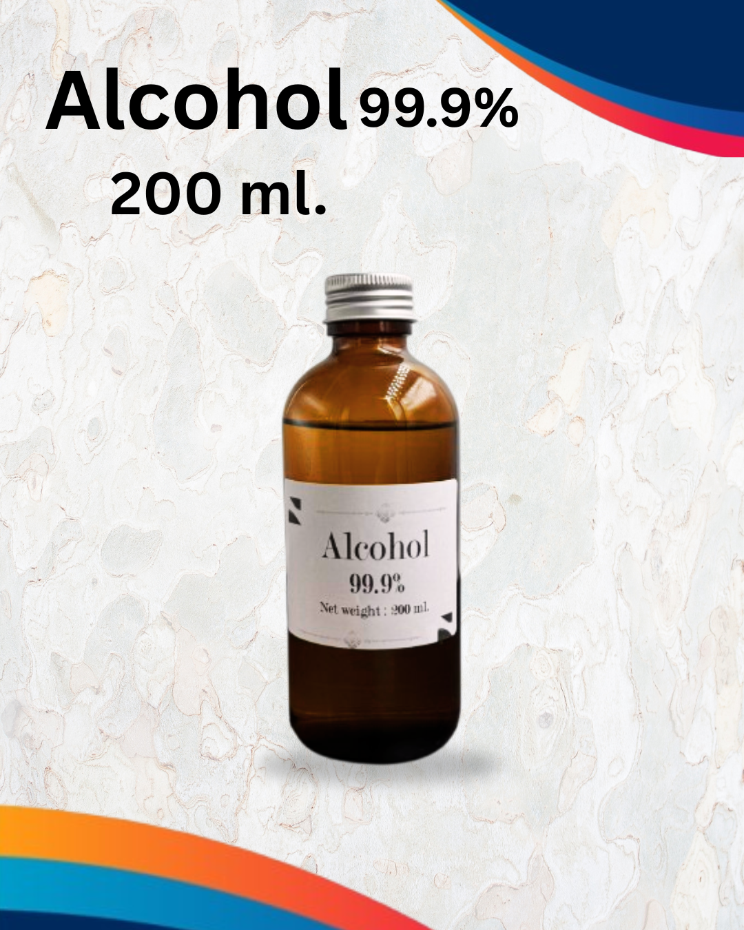แอลกอฮอล์99.9% Alcohol มี3ขนาด