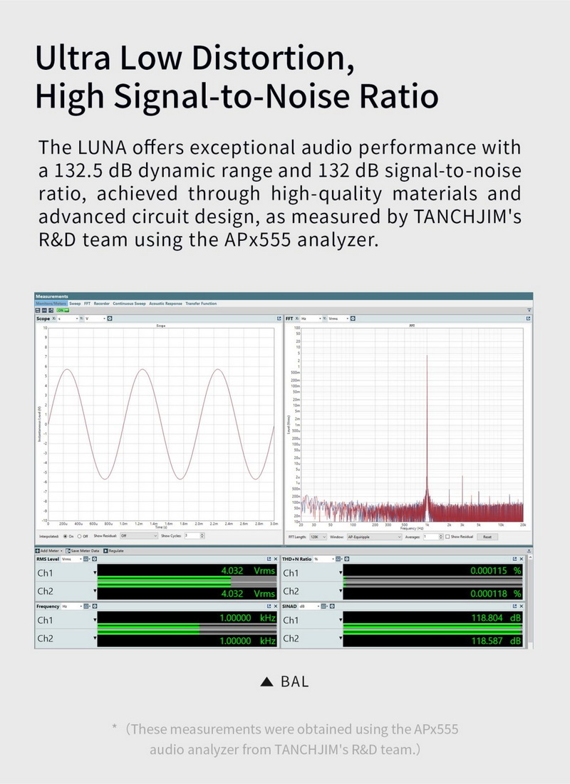 TANCHJIM Luna USB DAC/AMP พกพา ชิป DAC CS43198 x2 ประสิทธิภาพสูง ประกันศูนย์ไทย