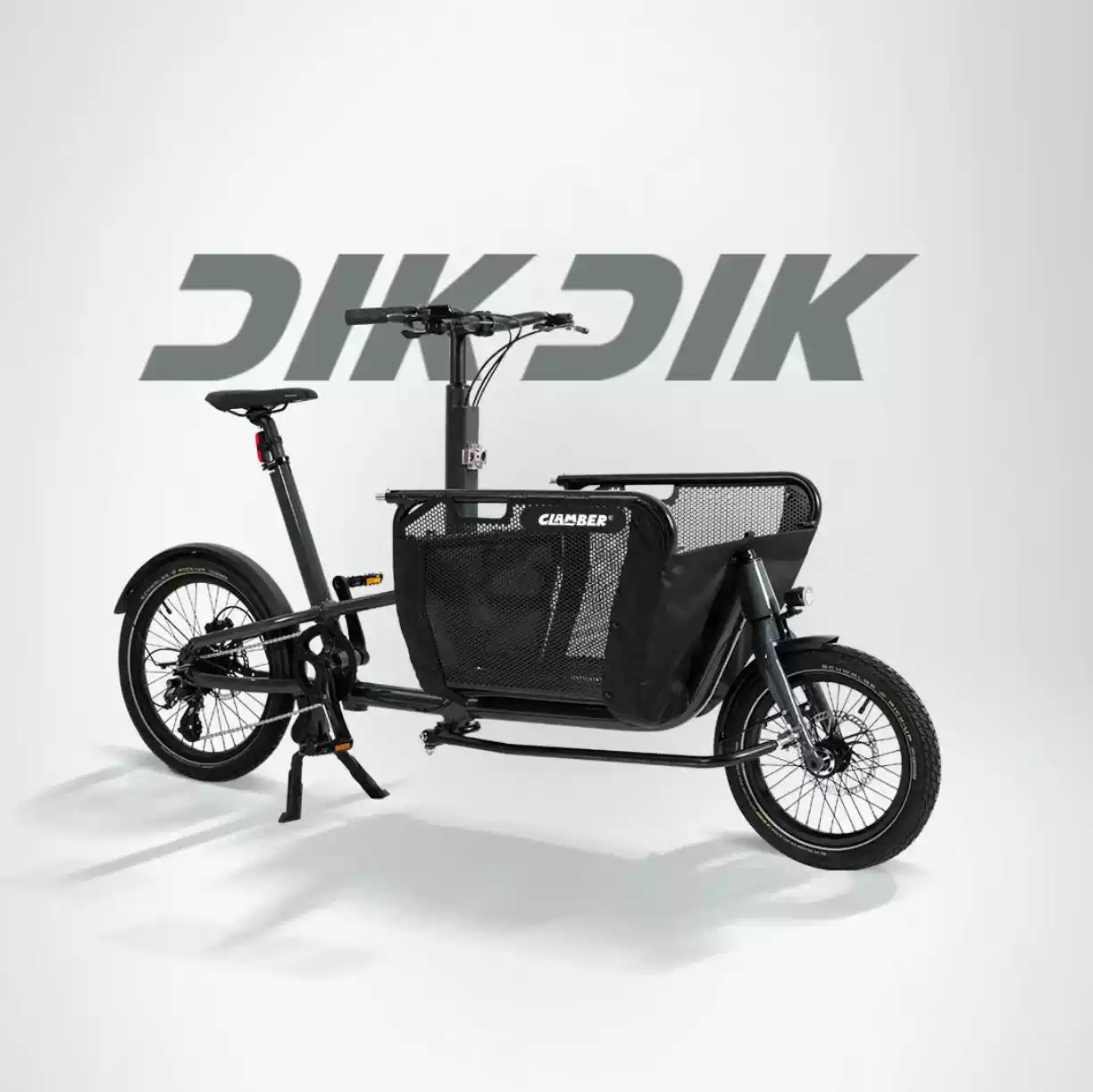 CLAMBER DIK-DIK จักรยานคาร์โก้ไฟฟ้า 2 ล้อ พรีเมียม ขนาดกะทัดรัด เข้าลิฟต์ได้! แบต 36V 20Ah วิ่งไกล 80 กม. กล่องพับได้