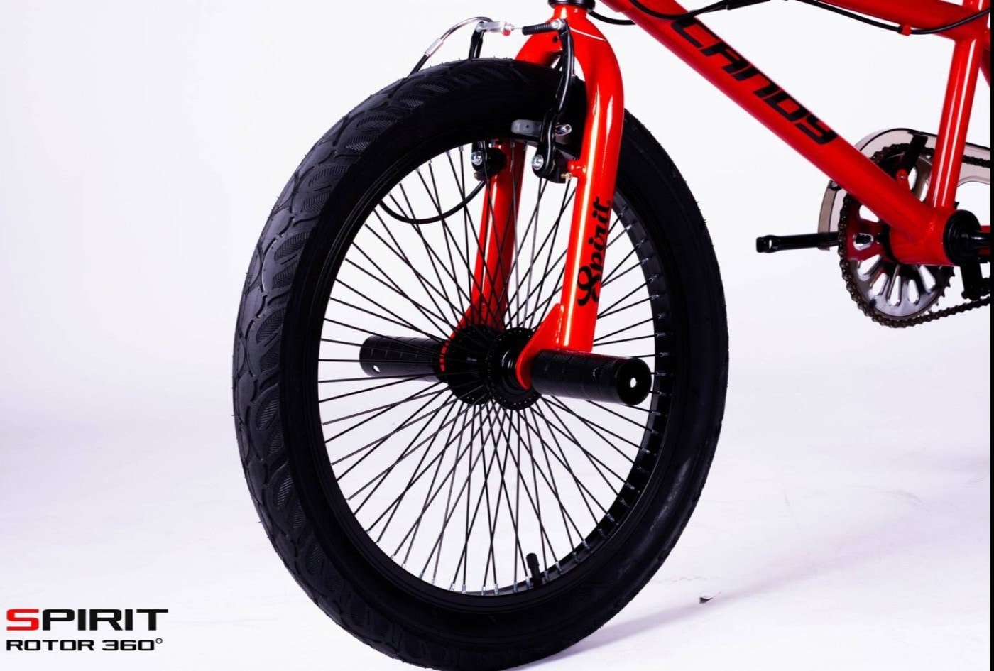 จักรยานบีเอ็มเอ็กซ์ BMX CANDY SPIRIT คอโรเตอร์ หมุนได้ 360องศา เฟรมเหล็ก, TT-038