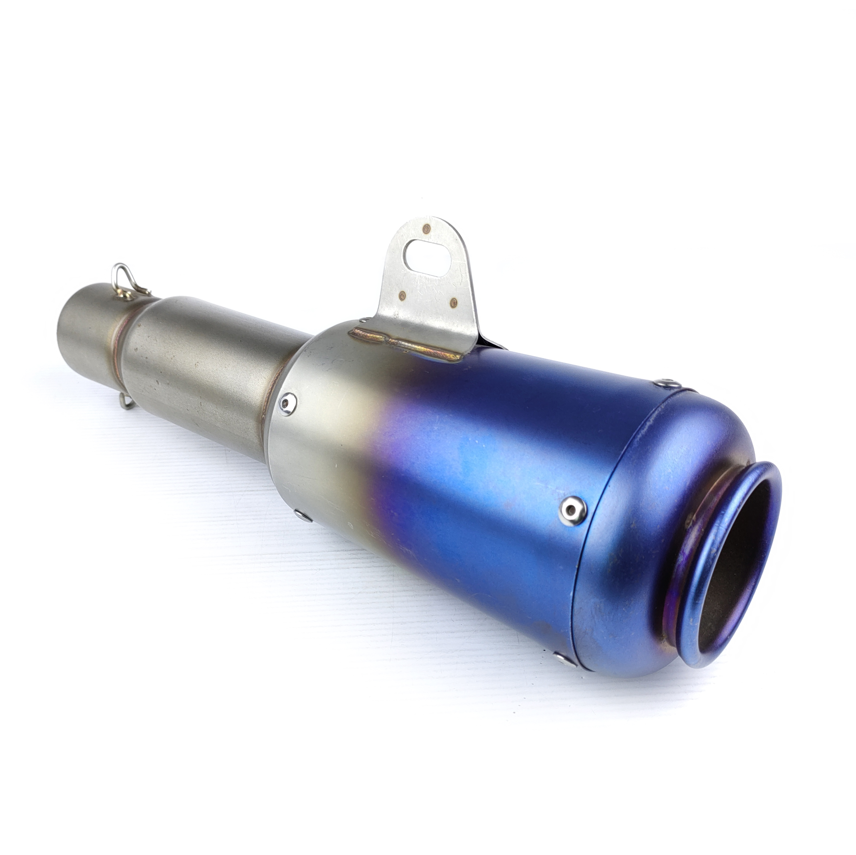 ปลายท่อสูตร ปลายท่อแต่ง Akrapovic สวมคอ 2 นิ้ว สีเทไท