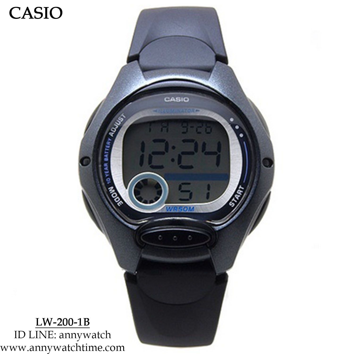CASIO LW-200-1B