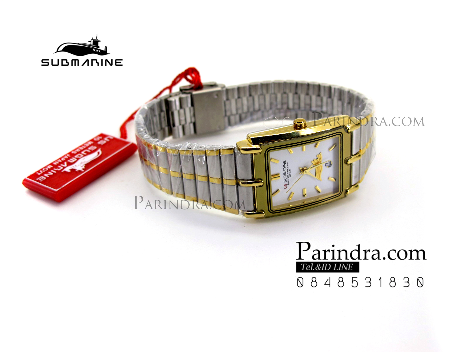 นาฬิกา U.S. submarine รุ่น S1001M เรือนใหญ่ สามกษัตริย์หน้าปัดขาว สวยมากๆๆ