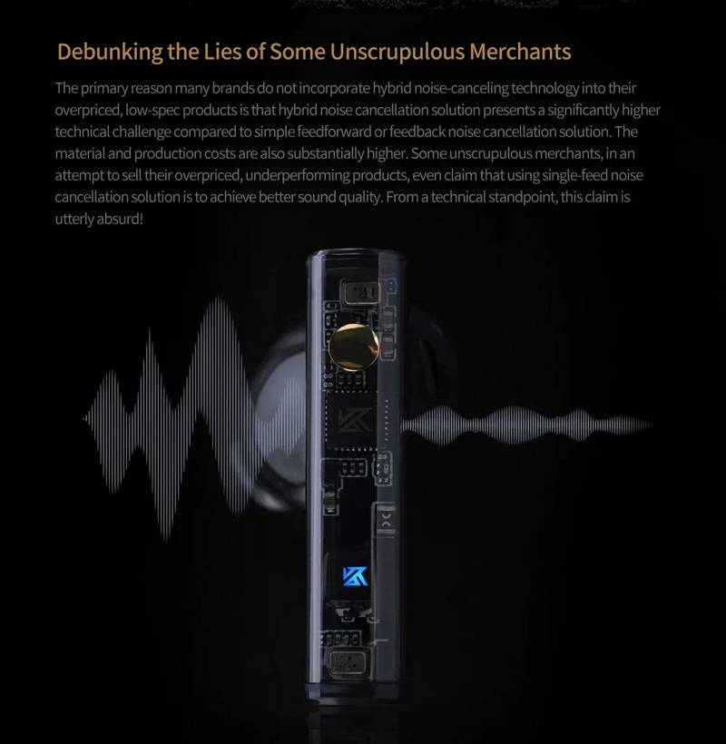 KZ Carol หูฟัง TWS บลูทูธ 5.3 ไดรเวอร์ Dynamic สวมใส่สบาย เสียงดี ประกันศูนย์ไทย