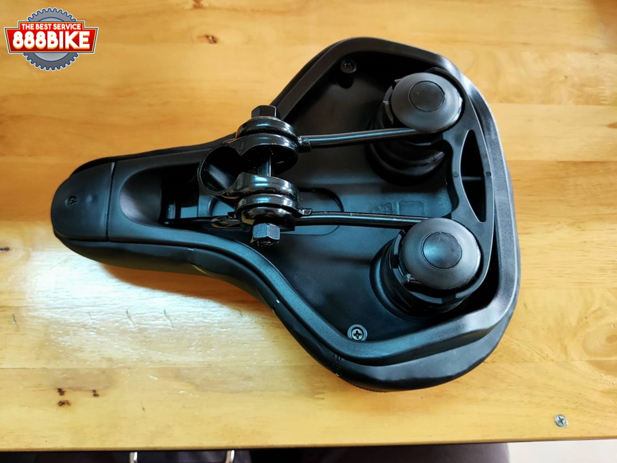 เบาะสำหรับจักรยานแบบหนานุ่ม จัมโบ้ " SPYDER SADDLE " มีสปริง