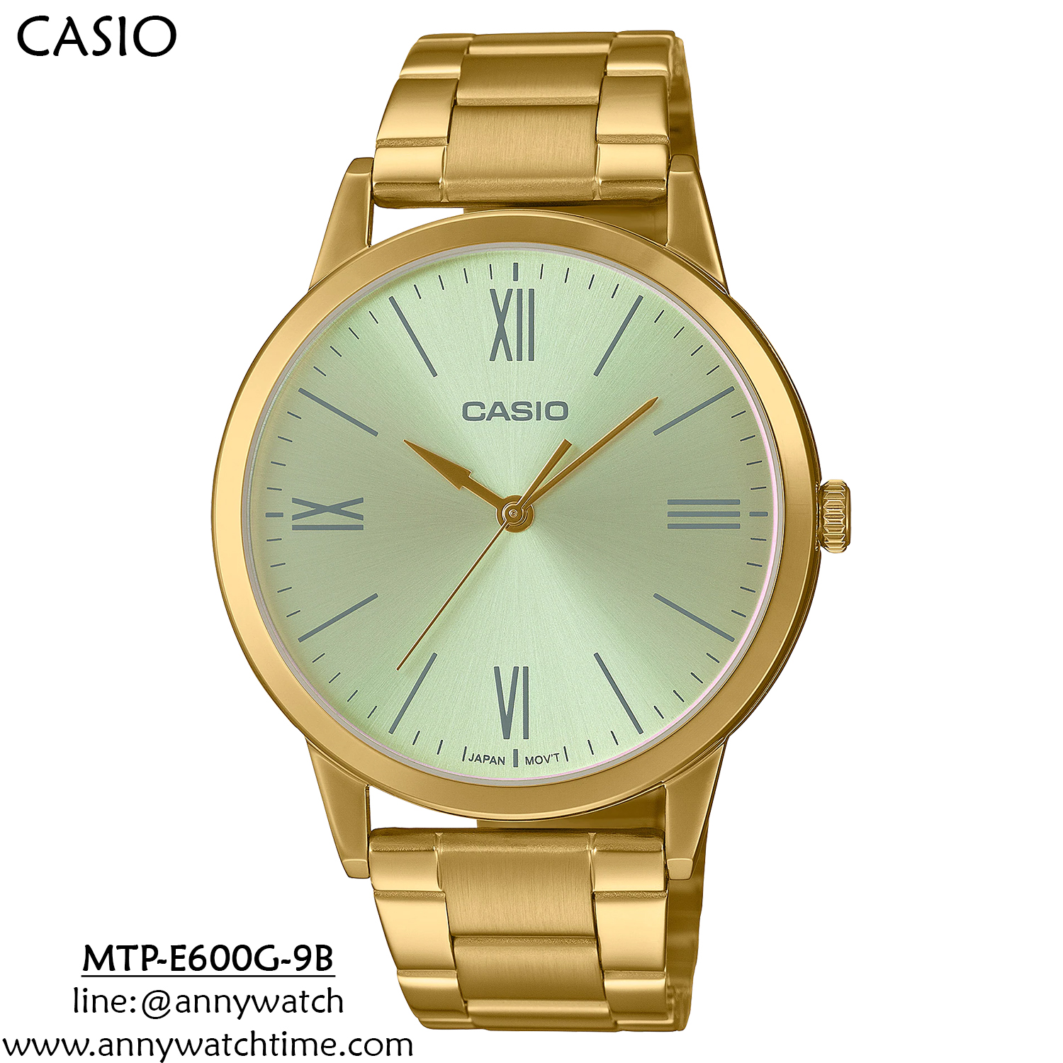 CASIO MTP-E600G-9B