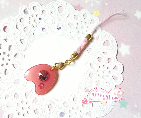 Rena chris พวงกุญแจ&ที่ห้อยมือถือ A (Pink) ลด 30%