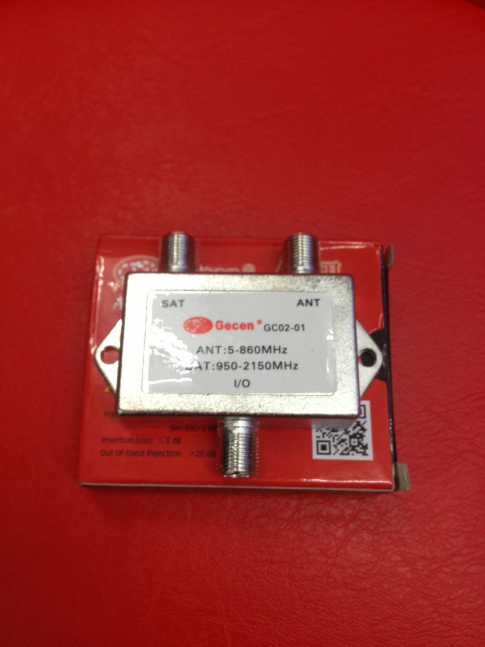ตัวรวมสัญญาณจานดาวเทียมกับเสาทีวี DIPLEXER(L-BAND)