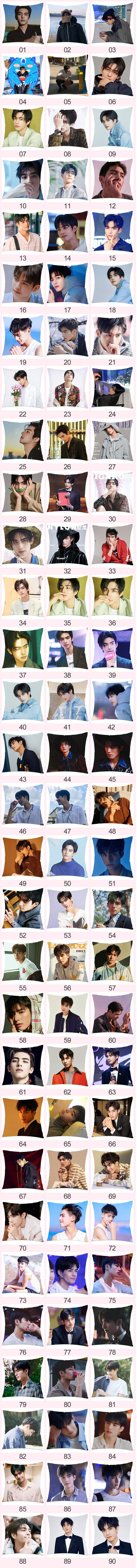หมอน ซ่งเว่ยหลง (40*40 cm.) ระบุเลขลายในช่องหมายเหตุ