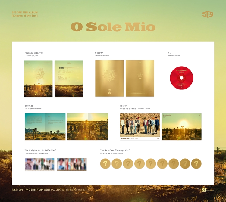 #SF9 - Mini Album Vol.3 [Knights of the Sun]