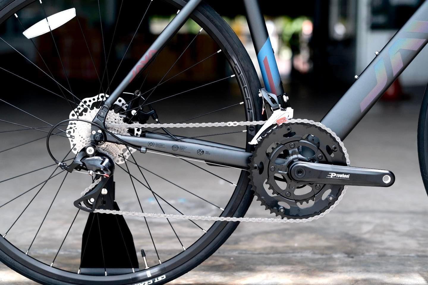 จักรยานเสือหมอบ JAVA RONDA DISC เฟรมอลู เกียร์ Shimano Sora2*9sp, แฮนด์ Integrated 700c 2022