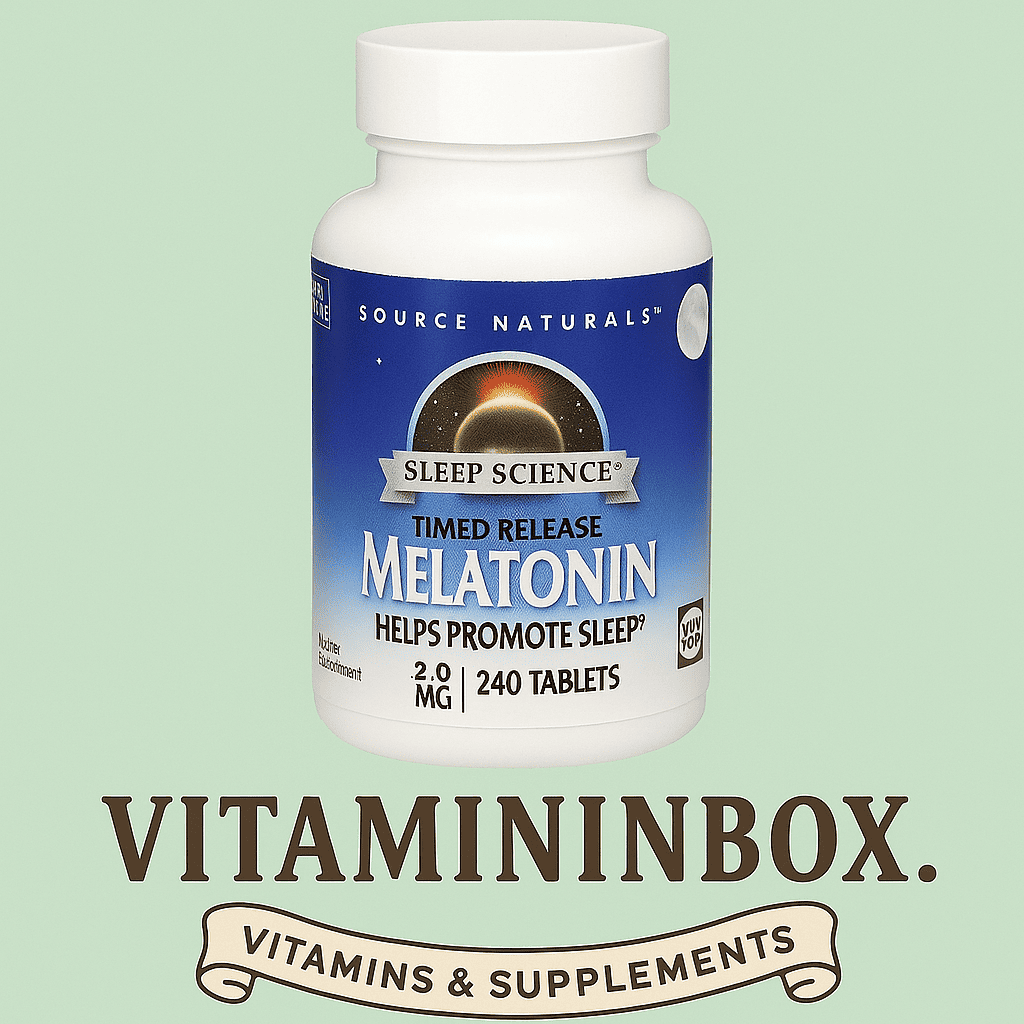 Source Naturals, Melatonin, Timed Release, 3 mg, 240 Tablets