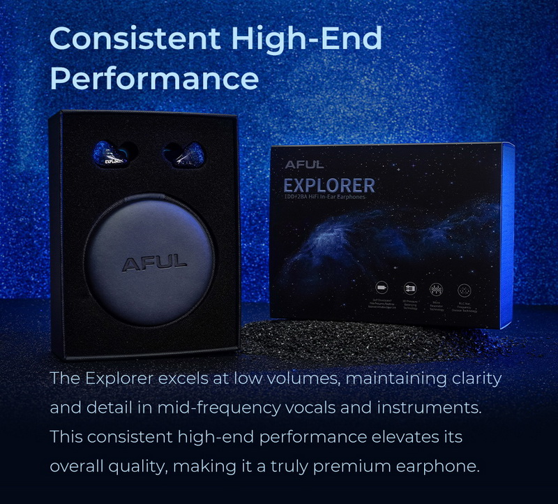 Aful Explorer หูฟัง IEMs Hybrid 3 ไดรเวอร์ 1DD+2BA ผลงานชิ้นเอก ประกันศูนย์ไทย