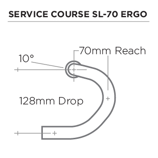 แฮนด์หมอบ Twitter 3D Forged วัสดุอลูมิเนียม Road Alloy Handlebar, Ø31.6 x 420 mm. นน.320 g., S388