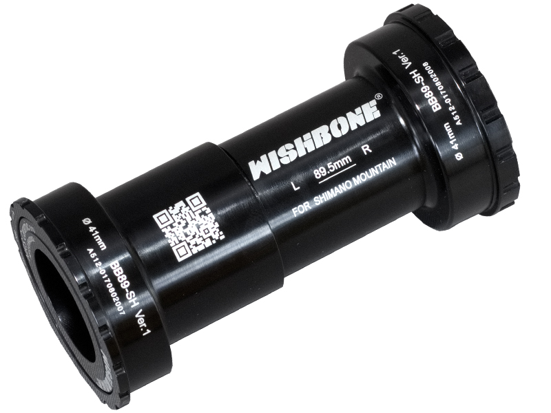 กะโหลก WISHBONE BB89-SH, SHIMANO Crankset