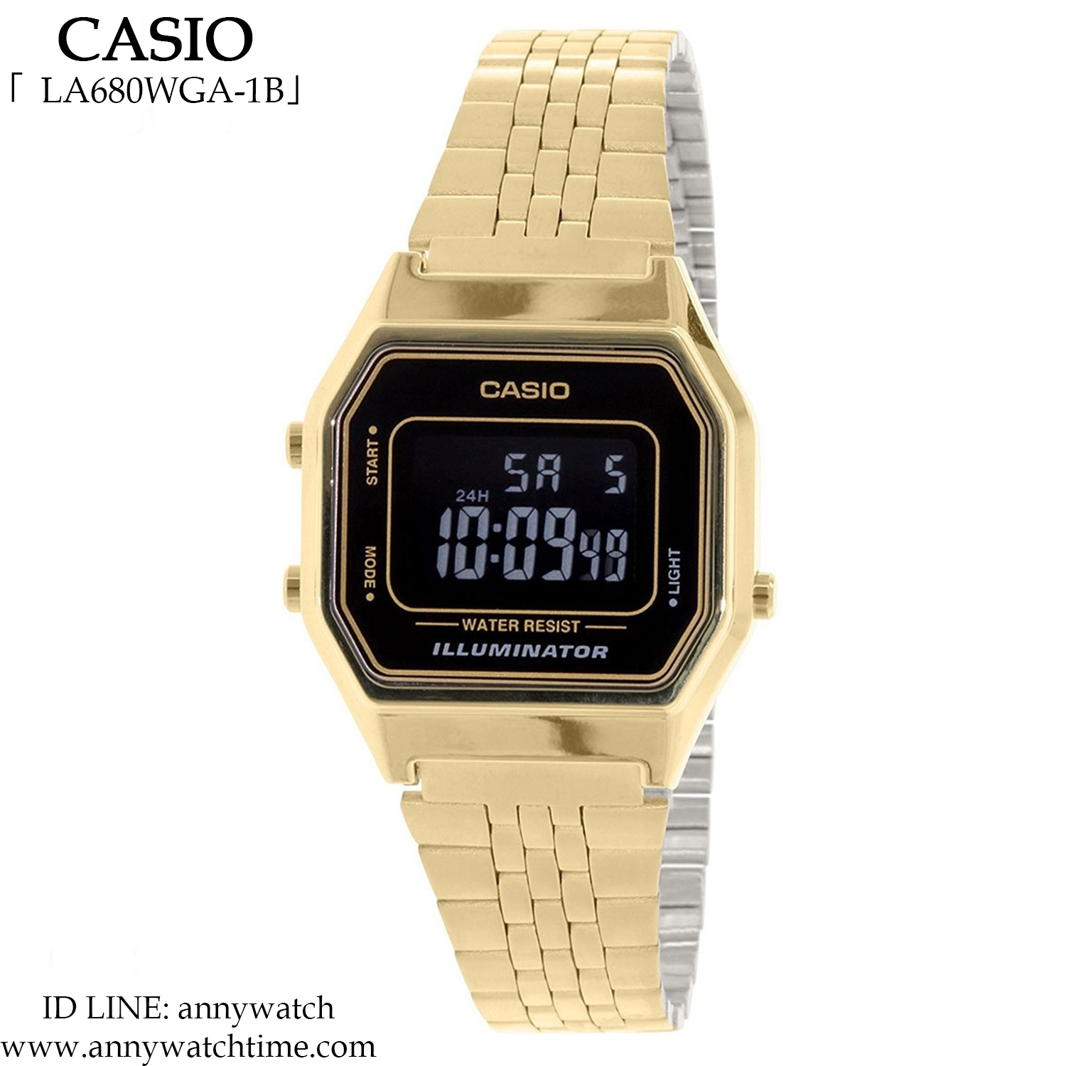 CASIO LA680WGA-1B