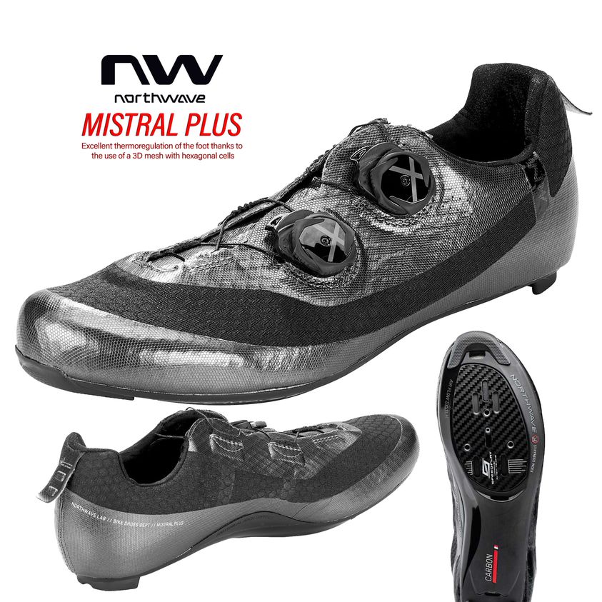 รองเท้าปั่นจักรยานเสือหมอบ รองเท้าเสือหมอบ NORTHWAVE ปี 2022 รุ่น MISTRAL ROAD สีใหม่ ไชส์ 43 ไชส์เดียวค่ะ