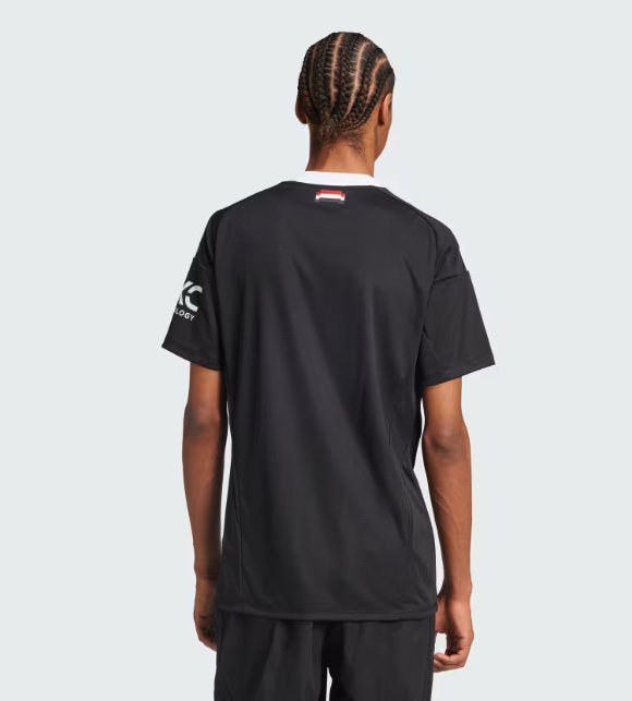 เสื้อผู้รักษาประตูแมนเชสเตอร์ ยูไนเต็ด 2024 2025 ชุดที่3 สีดำแขนสั้นของแท้