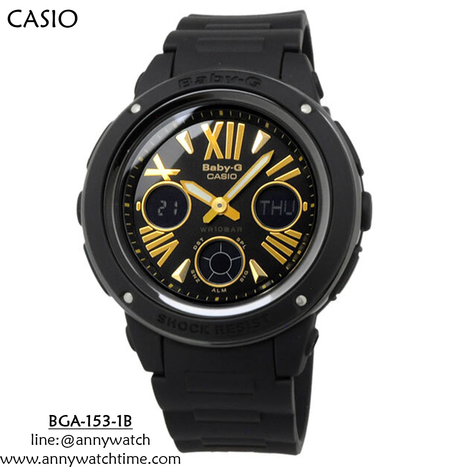 BABY-G BGA-153-1BDR