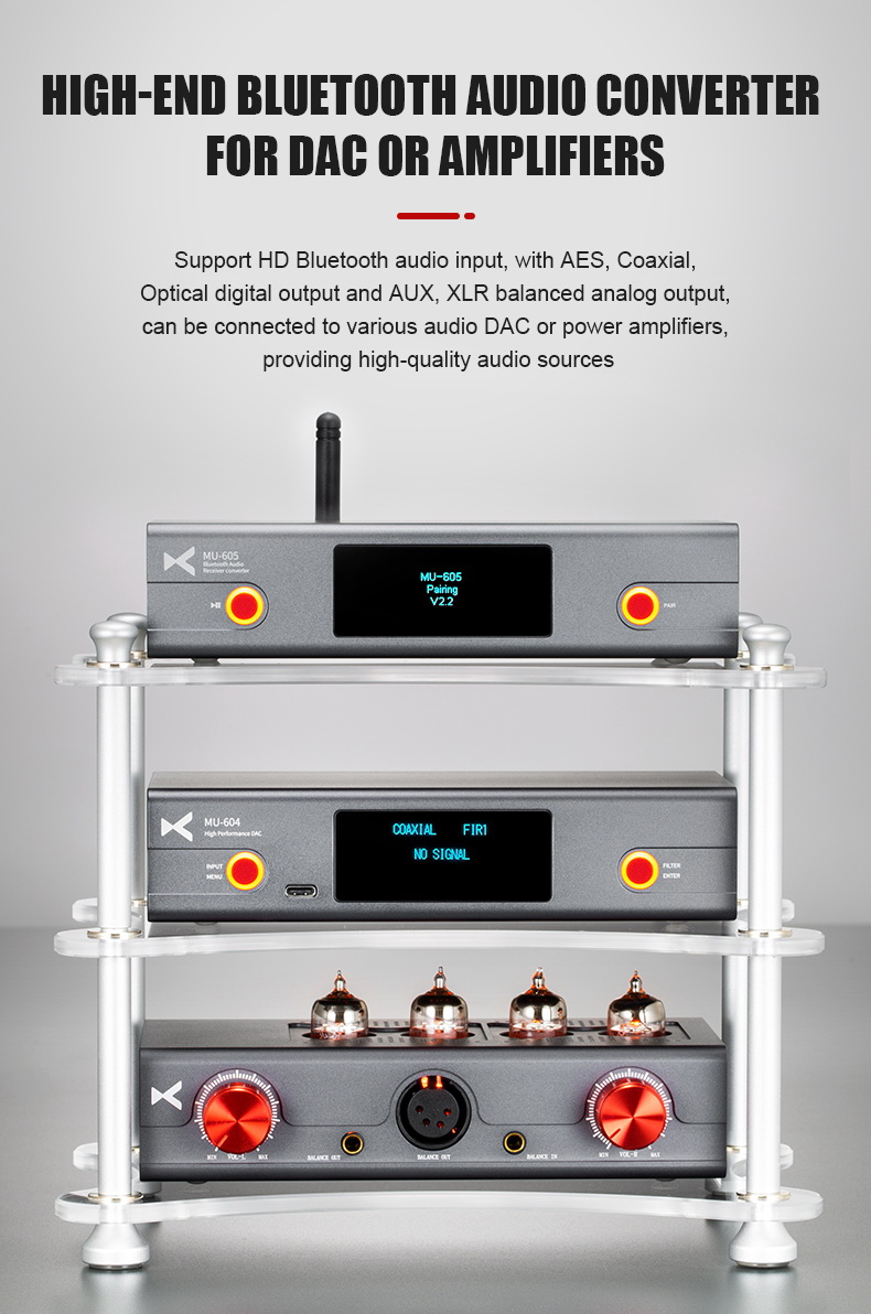 ขาย Xduoo MU-605 ตัวรับสัญญาณ Bluetooth สำหรับ DAC/AMP ประกันศูนย์ไทย