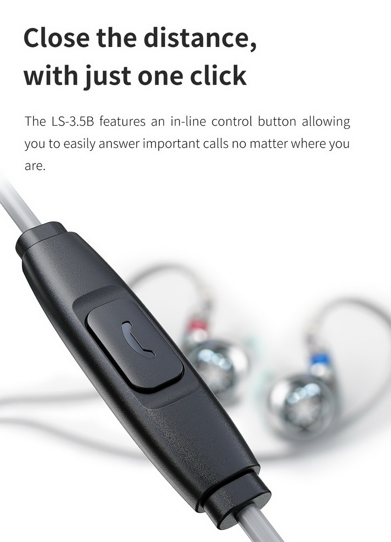 FiiO LS-3.5B สายอัพเกรดหูฟัง พร้อมไมค์และ in-line ในตัว ขั้ว 2พิน0.78 ประกันศูนย์ไทย