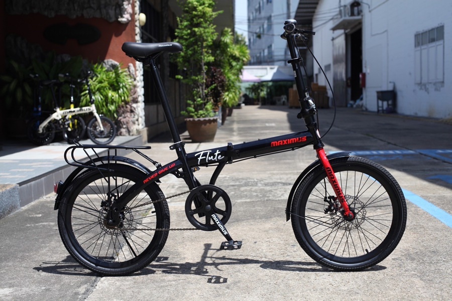 จักรยานพับได้ MAXIMUS รุ่น Frute ล้อ 20" เกียร์ 1 Speed เฟรมเหล็ก ดิสเบรกหน้า - หลัง รับประกันตัวเฟรม 3 ปี
