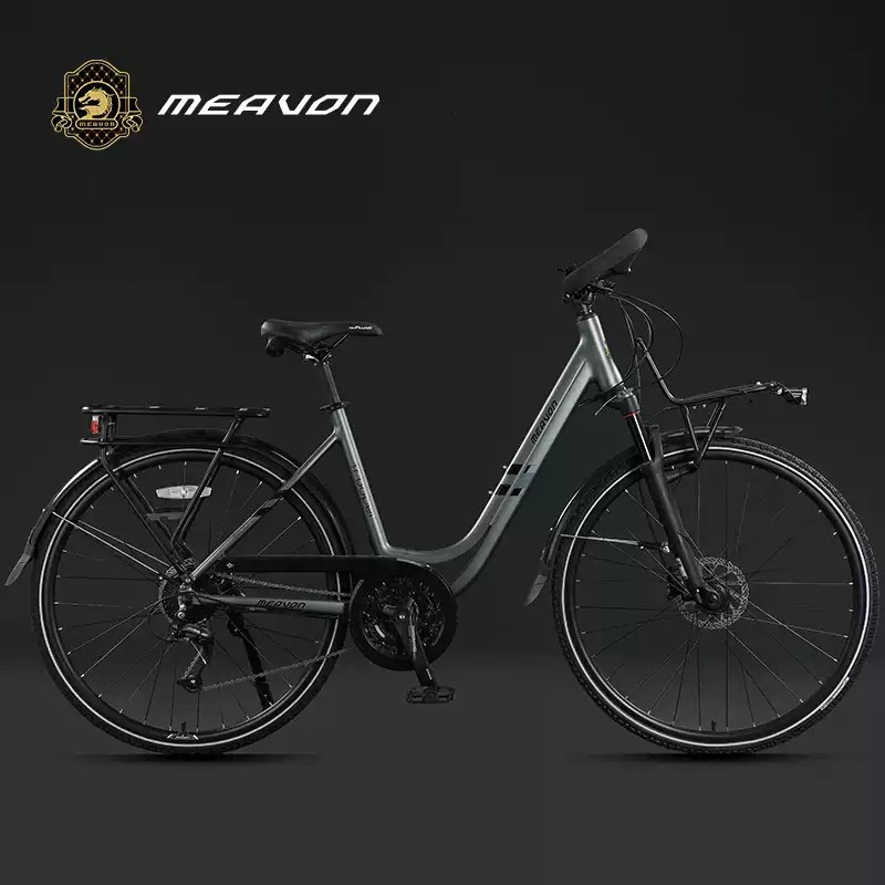 จักรยาน MEAVON Emperor Bo | จักรยานทัวร์ริ่ง 27 สปีด อลูมิเนียมอัลลอย พร้อมดิสก์เบรกไฮดรอลิก ดุมปั่นไฟหน้า