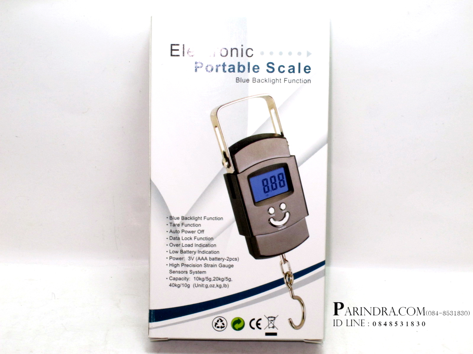เครื่องชั่งดิจิตอล แบบแขวน Electronic portable scale ขนาด 50 กิโลกรัมใช้งานง่าย