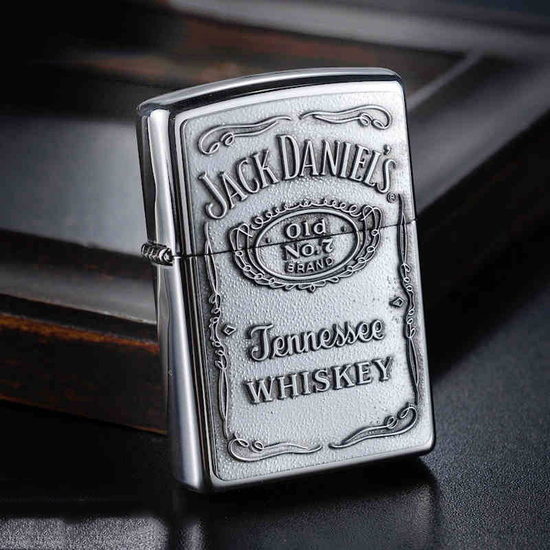 ไฟแช็ค Zippo แท้ Zippo 250JD 427 Jack daniel's Emblem USA Import แท้นำเข้า 100%