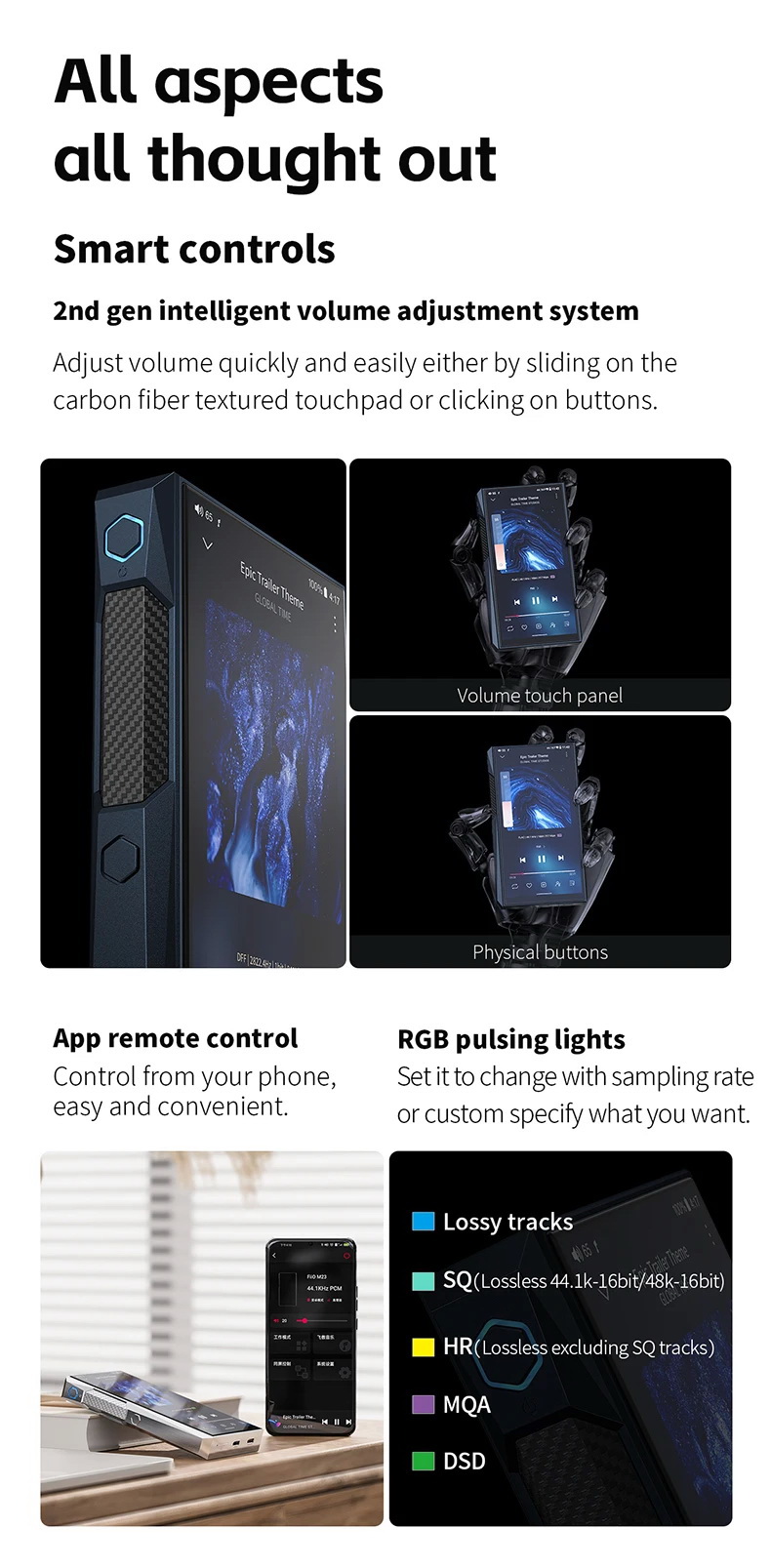 FiiO M23 DAP พกพา Lossless รองรับ MQA, LDAC, Desktop Mode, Roon Ready, Dual Hi-Res ประกันศูนย์ไทย