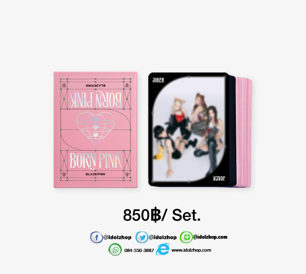𝐏𝐑𝐄 [BPTOUR] #BLACKPINK PLAYING CARD V.2 -นำเข้า 14-25 วัน.-