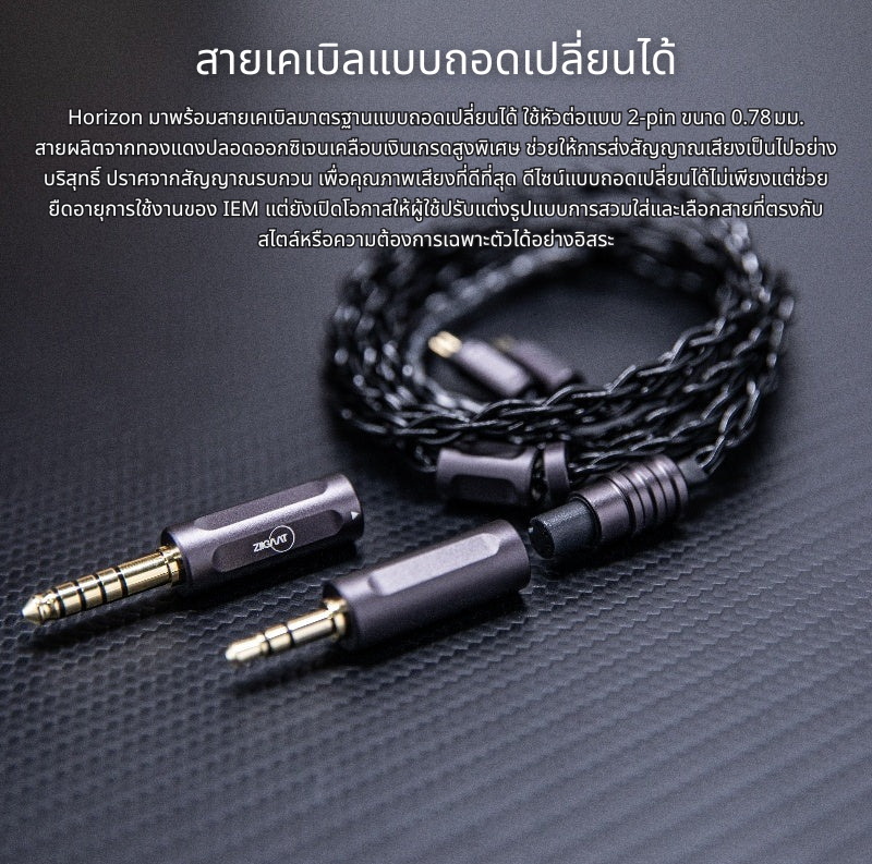 <PreOrder> Ziigaat Horizon หูฟัง IEMs Hybrid 5 ไดรเวอร์ 1DD + 2BA + 2 Planar ประกันศูนย์ไทย
