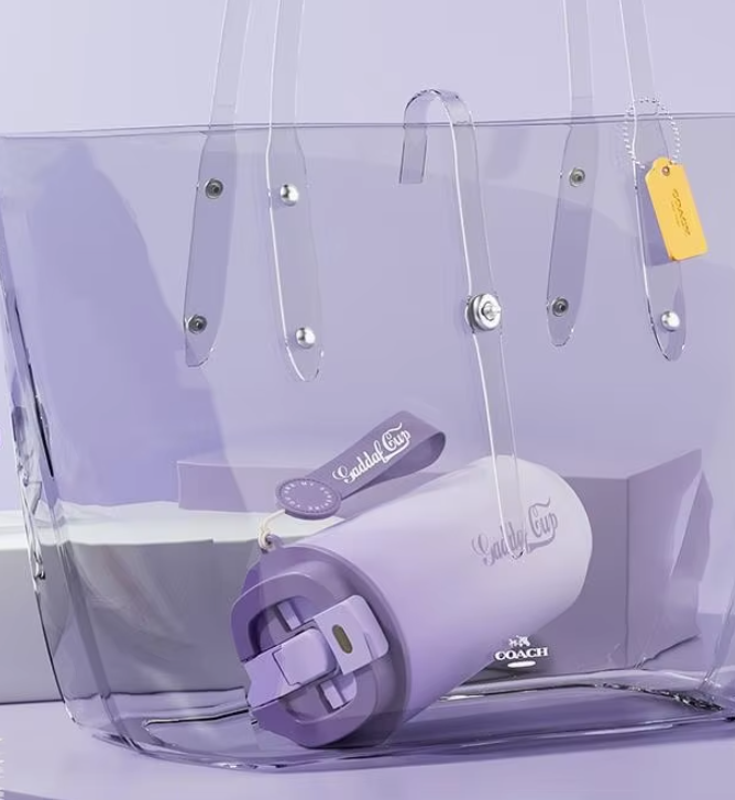 แก้วสแตนเลส หูหิ้วไนล่อน รุ่น 2024823-4 ขนาด 260 ml