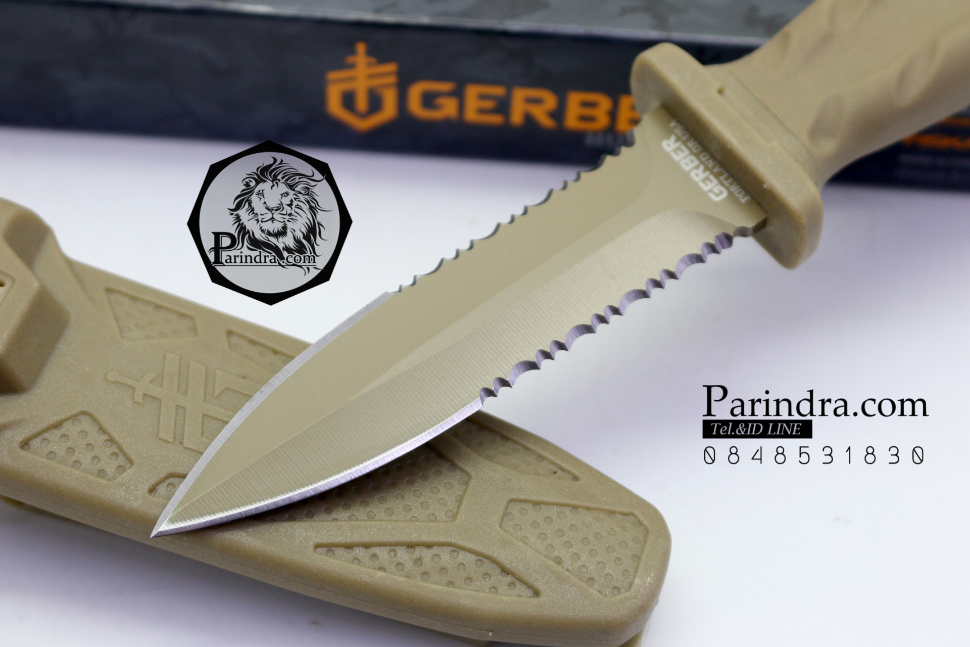 มีดใบตาย Gerber Bear Grylls De Facto Desert Tan (OEM) ขนาด 8 7/8 นิ้ว