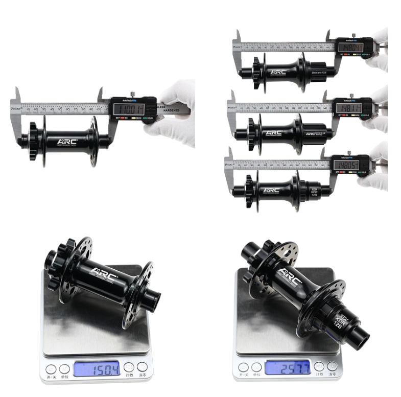 ดุมดิส ARC, MT-009FA/RA 32 Holes 12 Speed Alloy J Bend XC Cross Country Boost Hub for โม่ชิมาโน่ รองรับ 12 สปีด