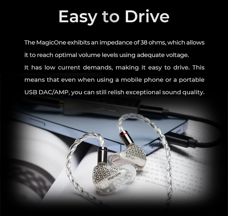 AFUL MagicOne หูฟัง IEMs ไดรเวอร์ Balanced ที่กำหนดเอง ประกันศูนย์ไทย