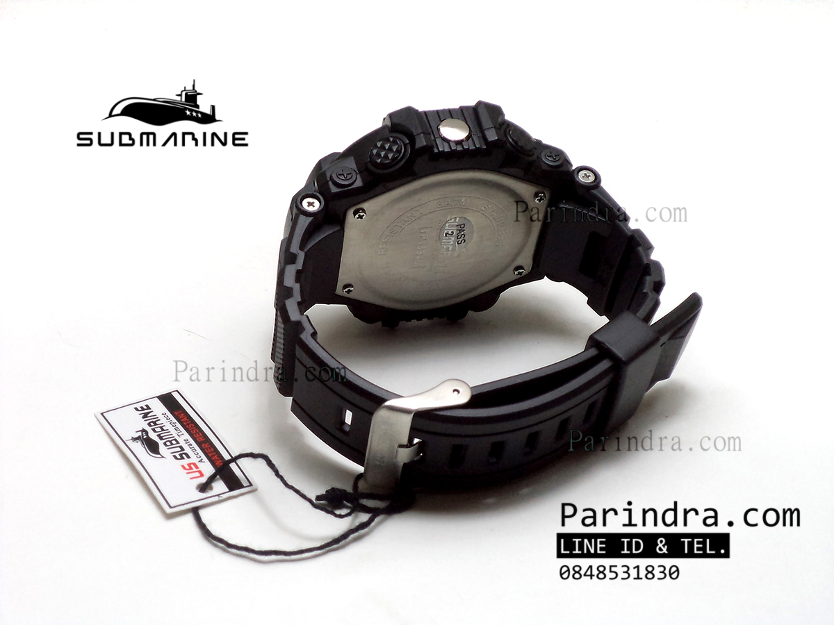 นาฬิกา US submarine TP1334M สีดำล้วน