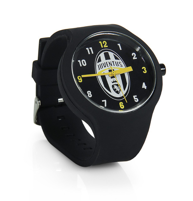 นาฬิกาที่ระลึกยูเวนตุสของแท้ JUVENTUS BLACK LOGO ONE WATCH