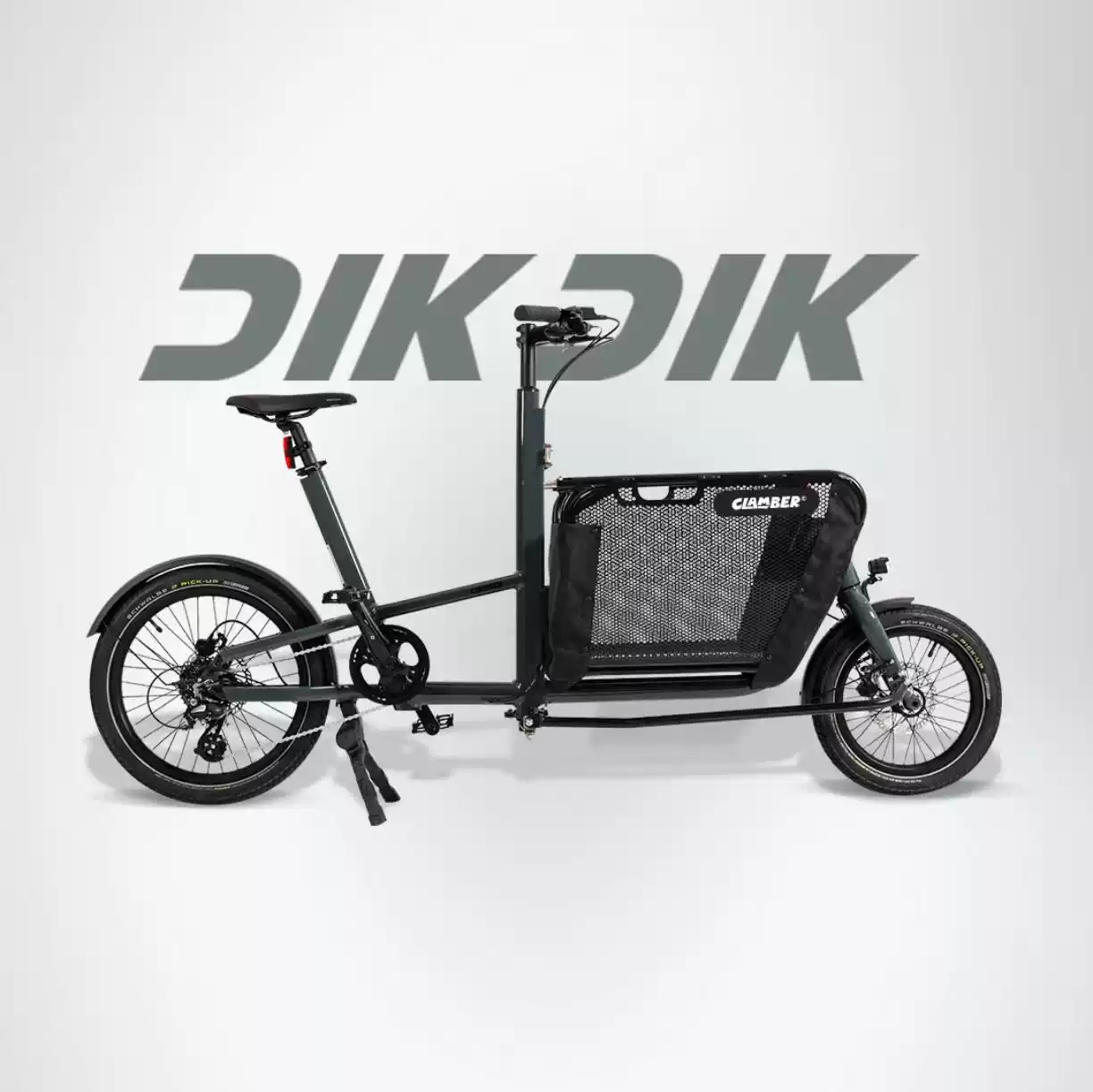 CLAMBER DIK-DIK จักรยานคาร์โก้ไฟฟ้า 2 ล้อ พรีเมียม ขนาดกะทัดรัด เข้าลิฟต์ได้! แบต 36V 20Ah วิ่งไกล 80 กม. กล่องพับได้