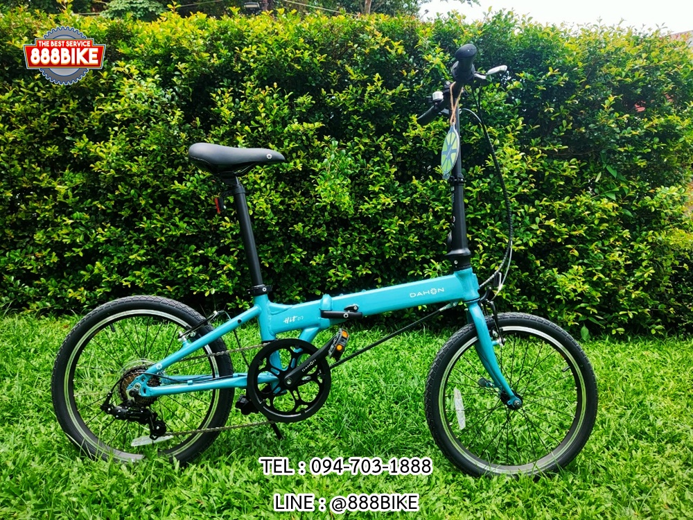 DAHON HIT D7 20 นิ้ว 7 Speed จักรยานพับพรีเมียม เฟรมอลูมิเนียม Dalloy ตะเกียบ Chromoly ระบบเกียร์ Shimano 7 Speed