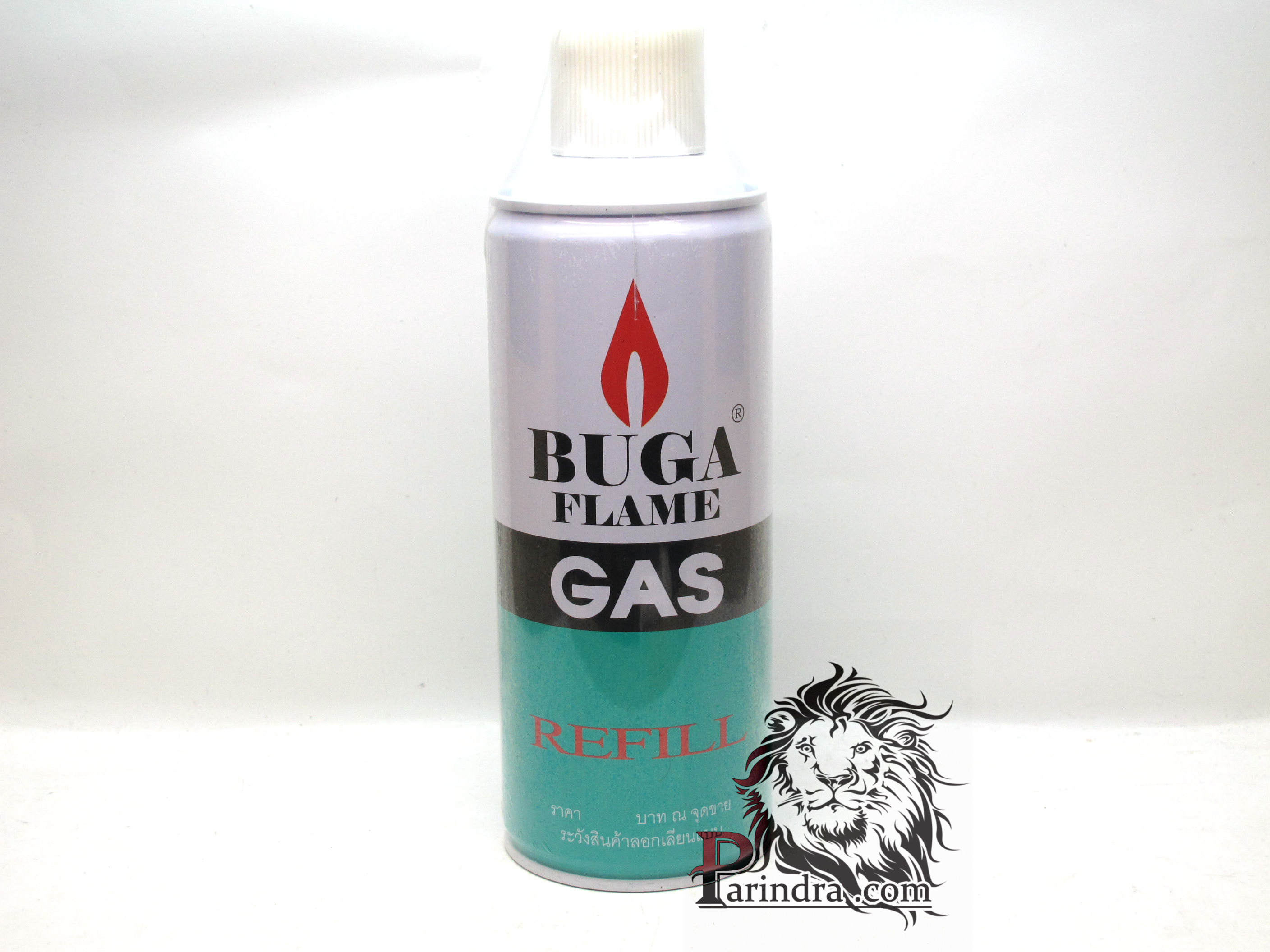 แก๊สกระป๋อง แก๊สเติมไฟแช็ค ขนาดบรรจุ 132ml BUGA FLAME GAS refill