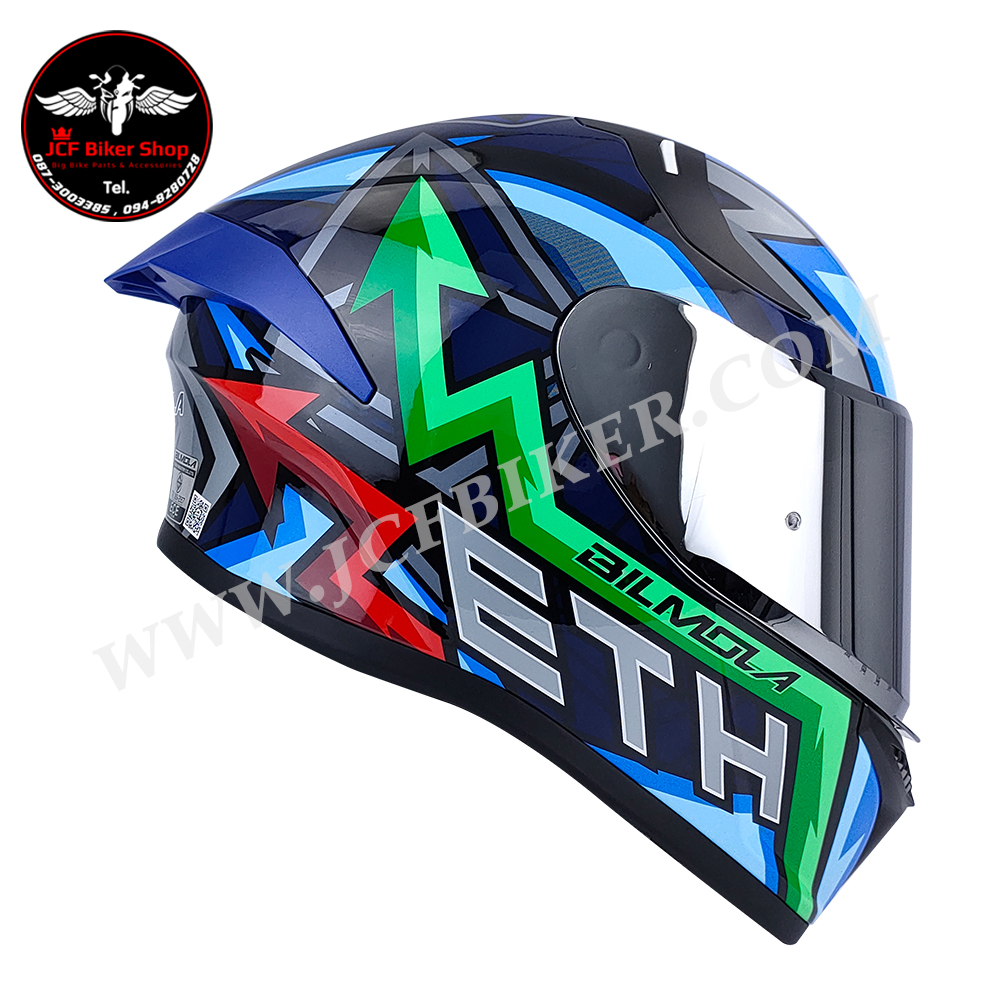 หมวกกันน็อคเต็มใบ หมวกกันน็อค Bilmola รุ่น Rapid RS ลาย ETH