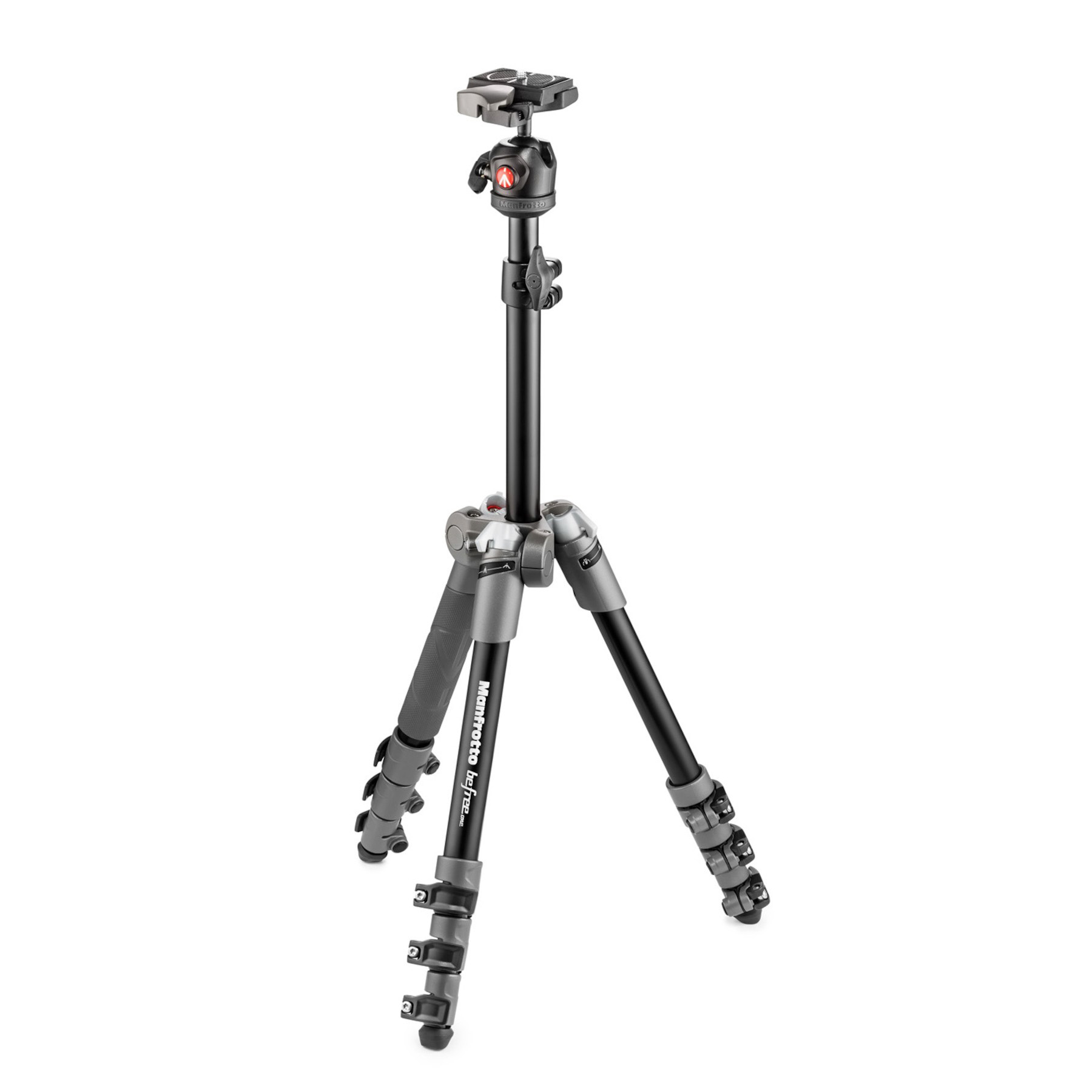 ขาตั้งกล้อง Befree One Aluminium Grey Tripod with Ball Head Grey สีเทา MF-MKBF-1A4DB Manfrotto ประกันศูนย์ 10 ปี