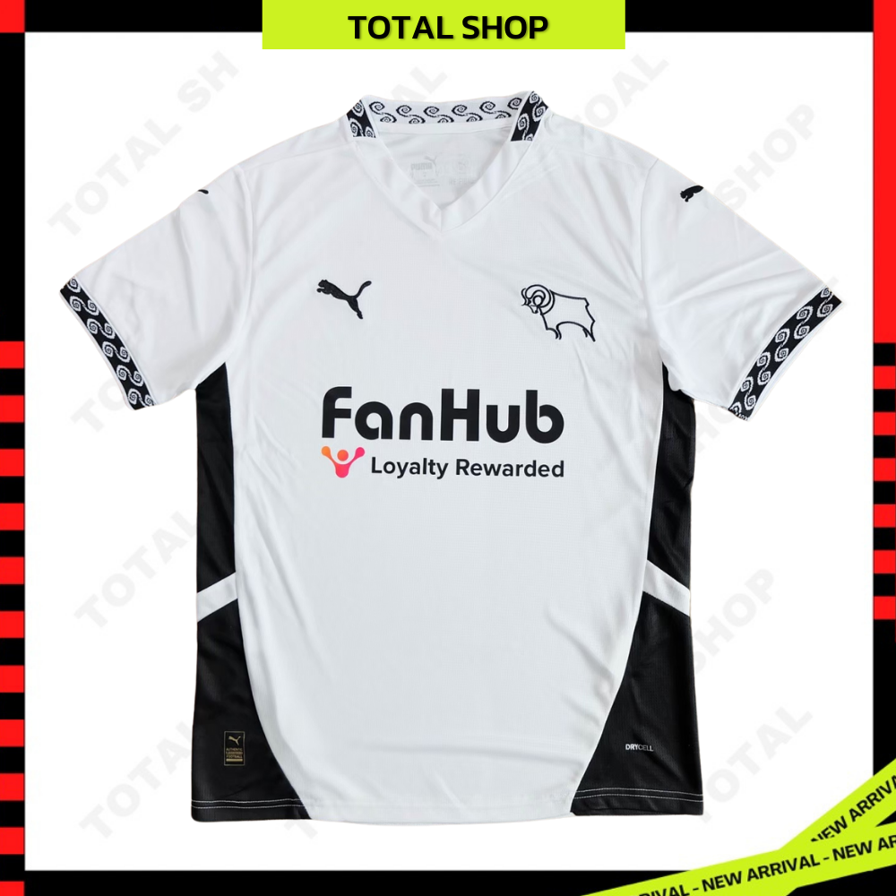 Derby County Home 2024/25 Jersey เสื้อเดอบี้ เหย้า