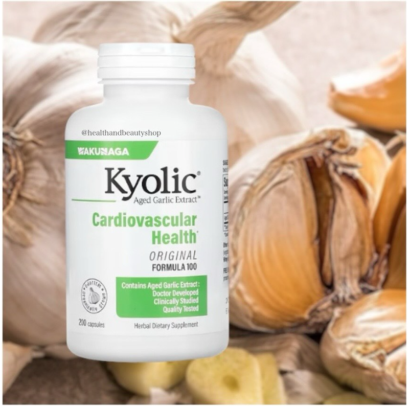 Kyolic Aged Garlic Extract, Cardiovascular Original Formula 200 Capsules