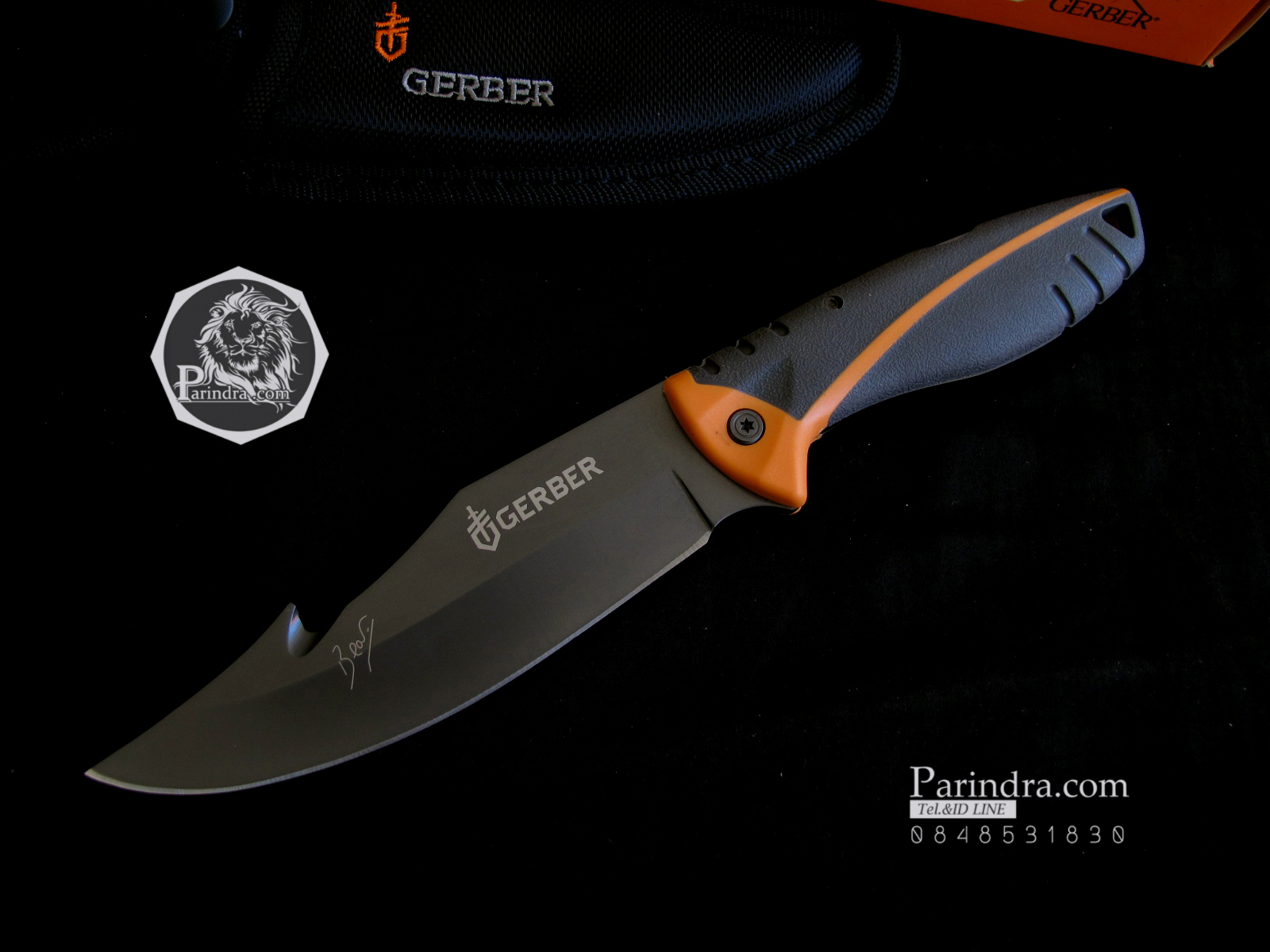 มีดใบตาย Gerber sheath knife model 31-000752 ปลายแหลมยาว ขนาด 10 นิ้ว (OEM)