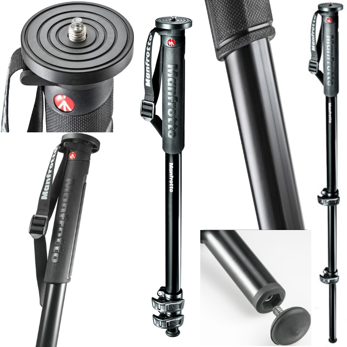 ขาตั้ง XPRO 3-Section photo monopod manfrotto MPMXPROA3 3 ท่อน สำหรับถ่ายวิดีโออย่างมืออาชีพ อลูมีเนียม น้ำหนักเบา ปลดล็อคขาทุกท่อนครั้งเดียว Quick Power Lock พร้อมฐาน ซื้อเพิ่ม FLUIDTECH ประกันศูนย์ 5 ปี